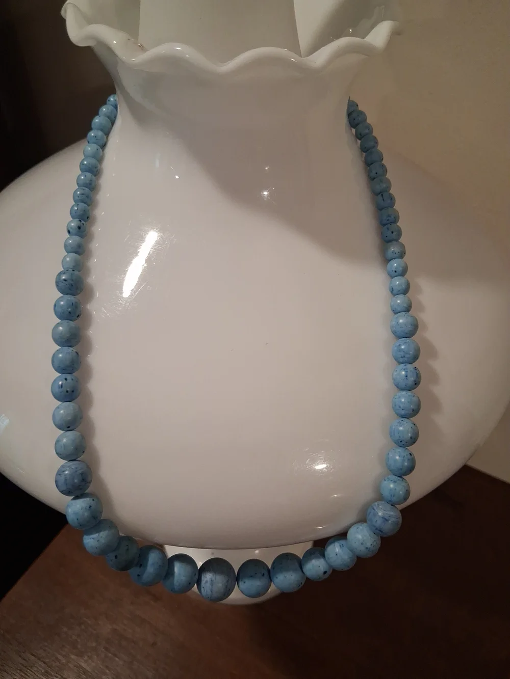 Blue Beaded Necklace